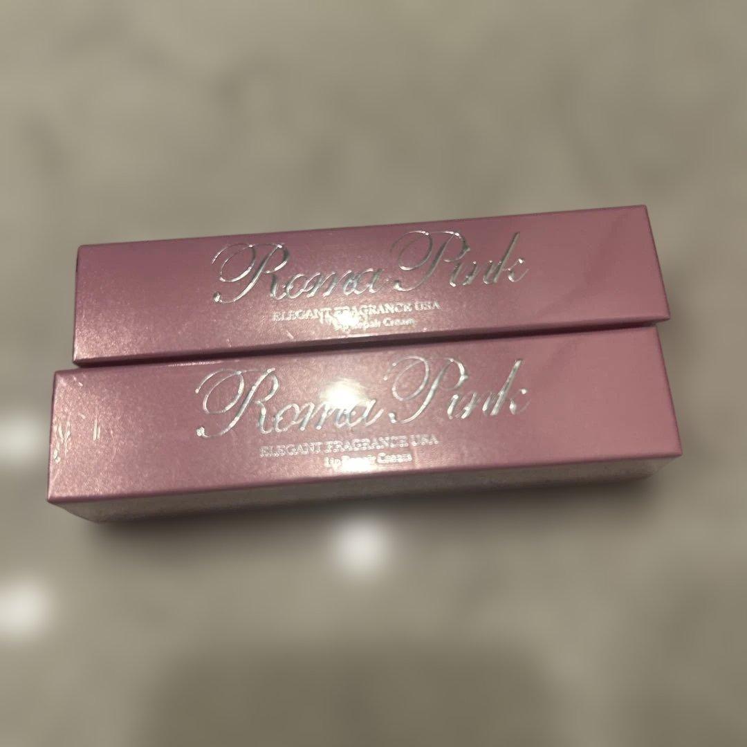 新品未使用★正規品ローマピンク　リップ　アフタークリーム　2本