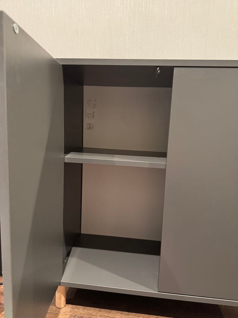 EKET エーケト キャビネットコンビネーション 脚付き, 木製,