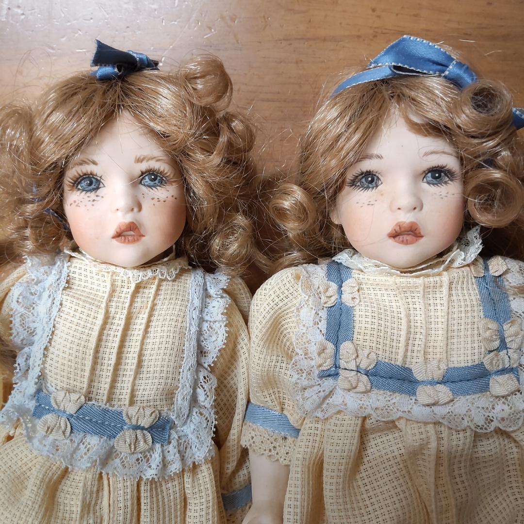 人形　双子　ドール　イタリア