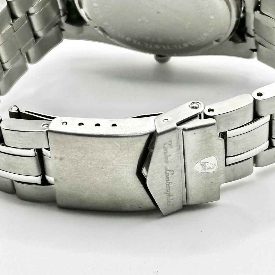 本体保護シール付き トニノ ランボールギーニ 腕時計 クオーツ デイト メンズ