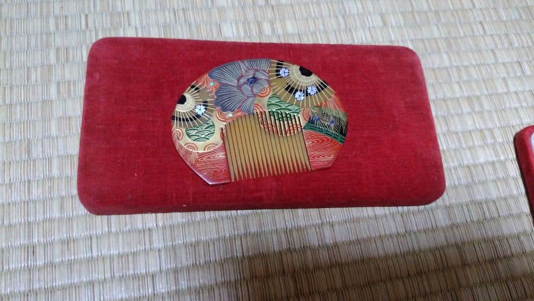 和風デザイン 漆器 かんざしセット