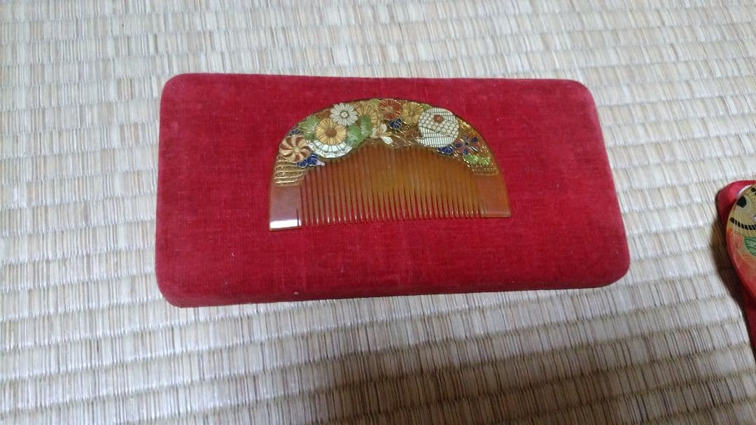 和風デザイン 漆器 かんざしセット