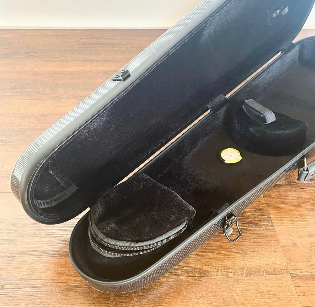 KYLIESMAN バイオリンケース 4/4 カーボン製 付属品付き