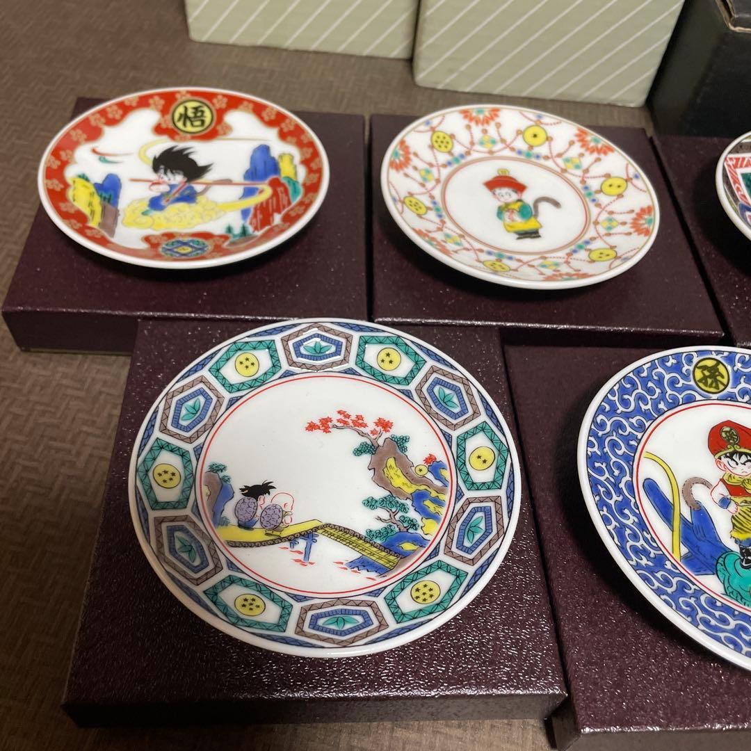 ドラゴンボール　九谷　マグカップ　蕎麦猪口　豆皿コンプリートセット