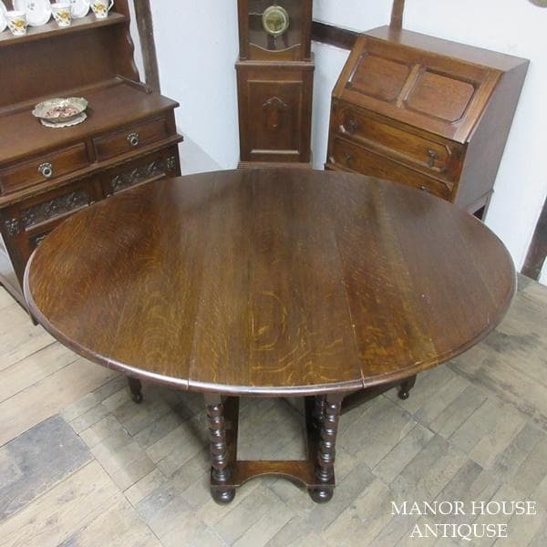 イギリス アンティーク 家具 ゲートレッグテーブル ダイニング 英国 6529d