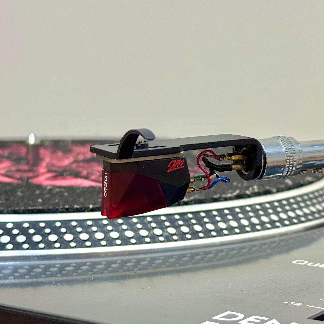 Denon DP-DJ100 + ortofon 2M RED カートリッジ