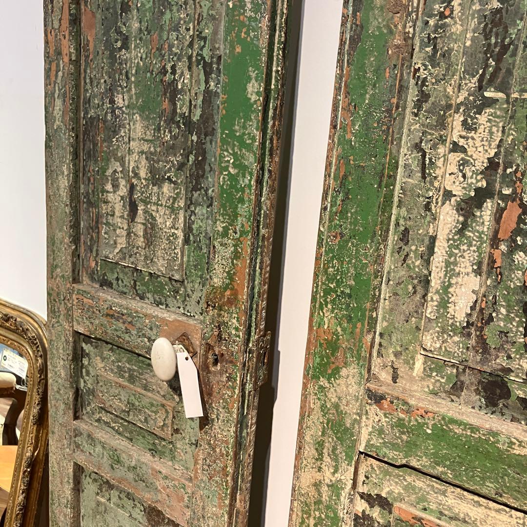 アンティーク　ドア　グリーン(緑)