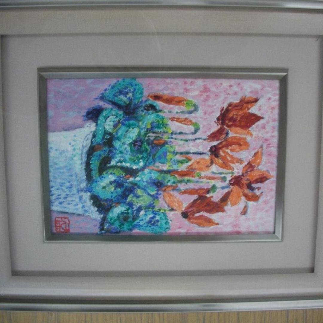 値下げ油彩画　SMサイズ