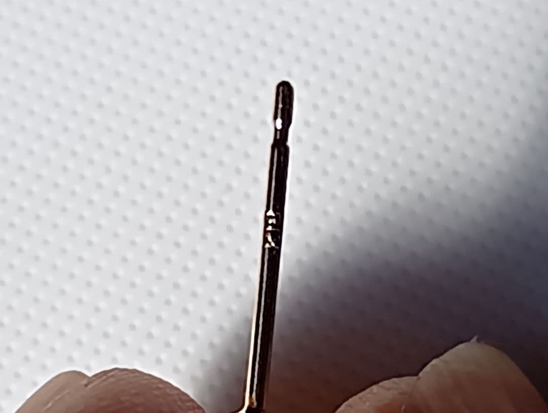 K18YG純正♥新タイプモアサナイト6ミリダイヤモンドピアス2.28ct