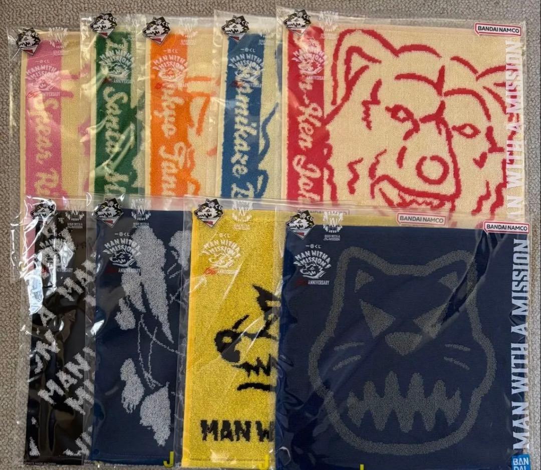 MAN WITH A MISSION 一番くじ　A賞　B賞 J賞コンプリート　I