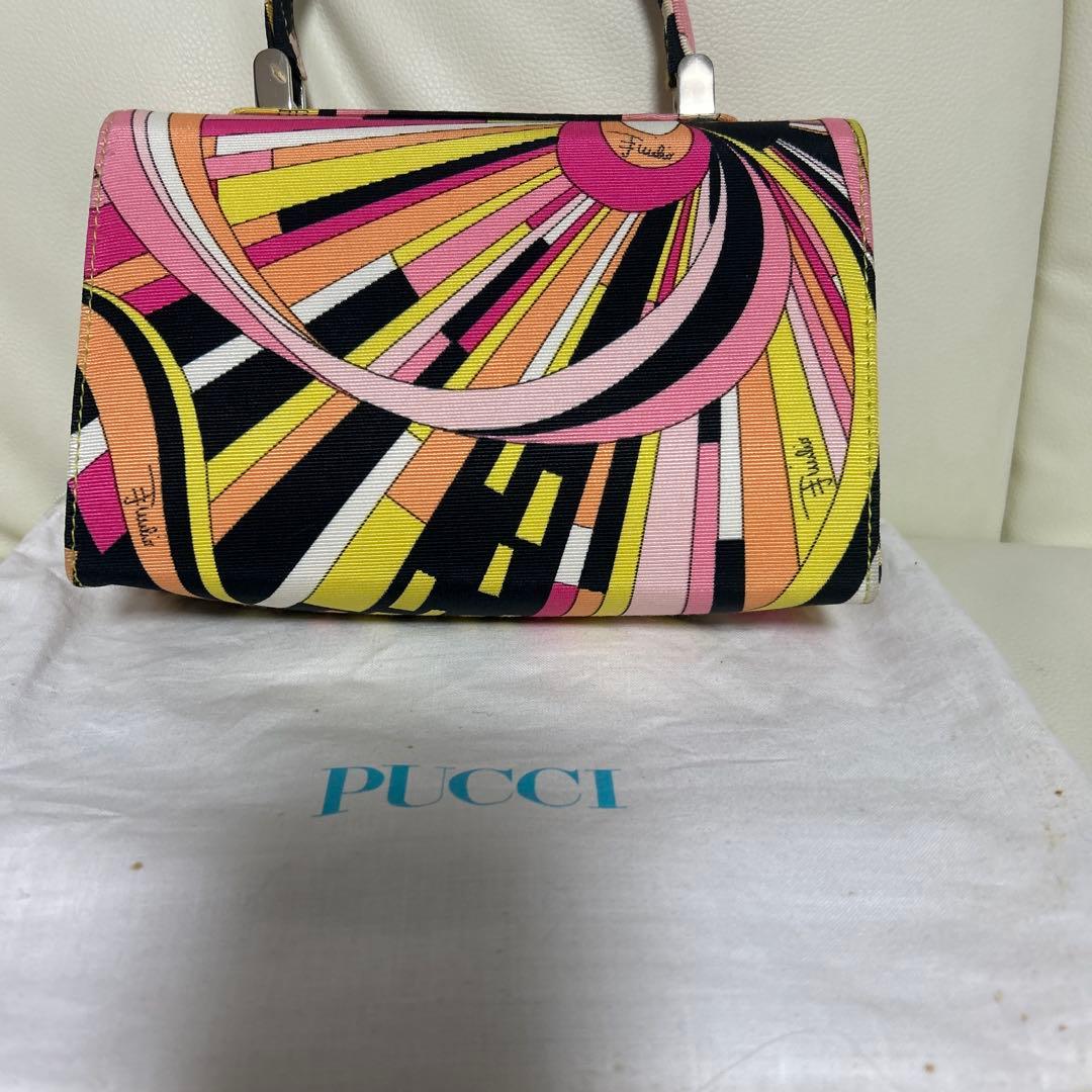 PUCCI 幾何学模様 ハンドバッグ