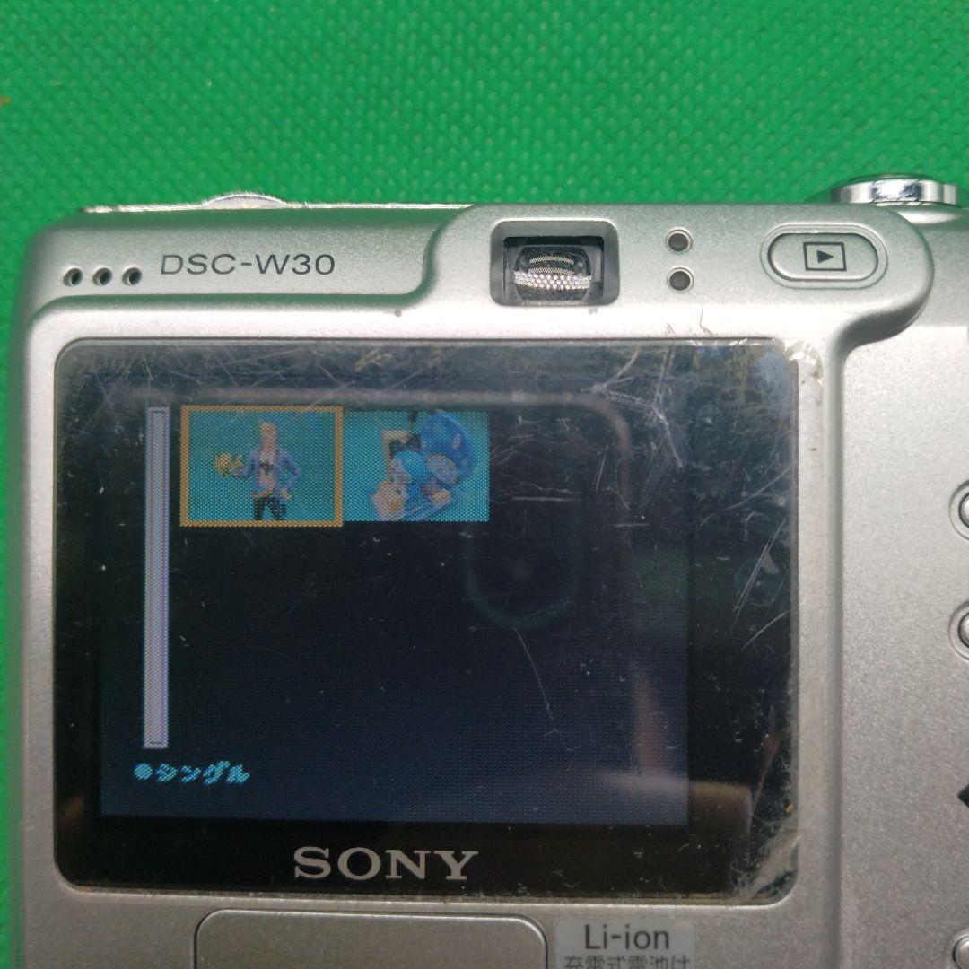 【動作確認済】SONY ソニー Cyber-shot DSC-W30 デジカメ