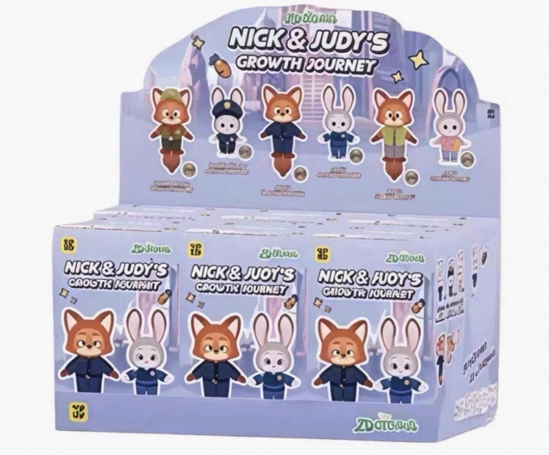 と*い様 【正規品】TOPTOY ズートピア　ニック　ジュディ　6箱入り　コンプ