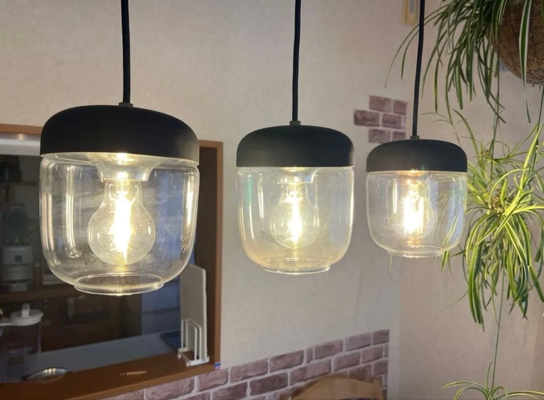 ペンダントライト　VITA ACORN エイコーン　３個セット　エルックス