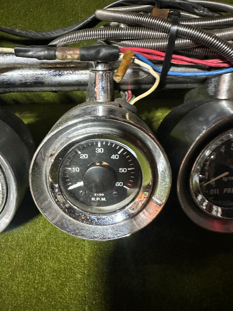 ハーレー　ショベル　FLH 1982 ビンテージ　メーター　6連