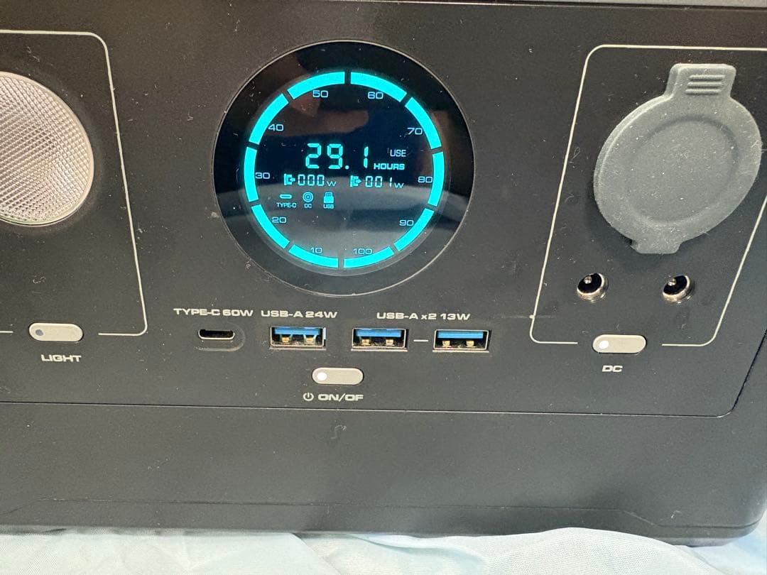 ガチ　ポータブル電源 700W E7 POWERSTATION 中古 綺麗