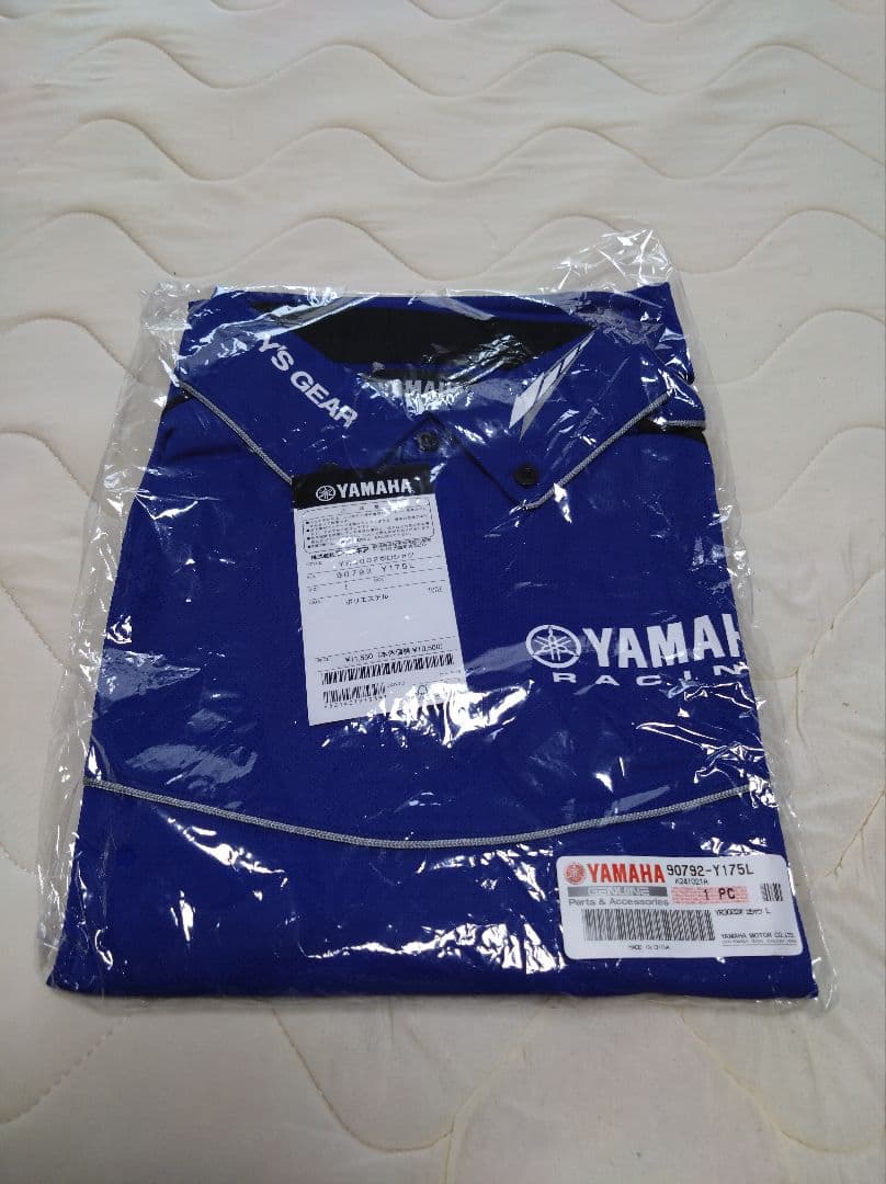 ヤマハ　ワイズギア　2025　レーシング　ポロシャツ　Ｌ　YAHAMA