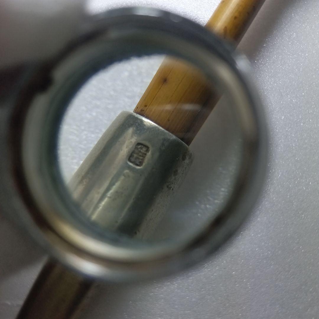 「アンティーク　レトロ」古美術 骨董（村田・保証）刻印 煙管 18㎝