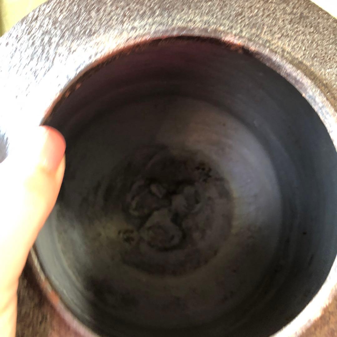 茶道具　筒釜　橋本辰敏　在名　竹地紋　風炉釜