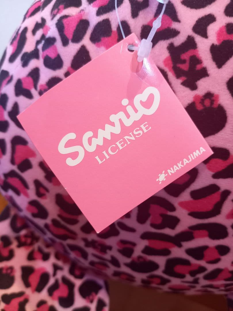 希少☆　ハローキティ　2008年　ヒョウ柄　ピンク　ぬいぐるみ　特大　2L　新品