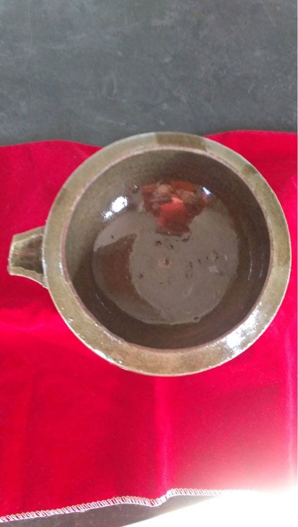 瀬戸片口　酒器　古民具　雑器　民芸　レトロ　オブジェ　アンティーク