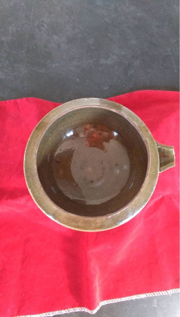 瀬戸片口　酒器　古民具　雑器　民芸　レトロ　オブジェ　アンティーク