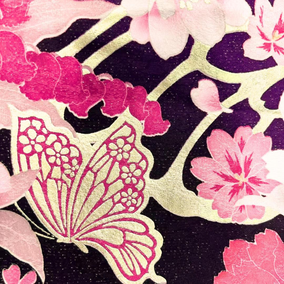 ≪早い者勝ち≫【美品】 振袖セット 成人式 正絹 振袖 現代柄 紫 -184 ●