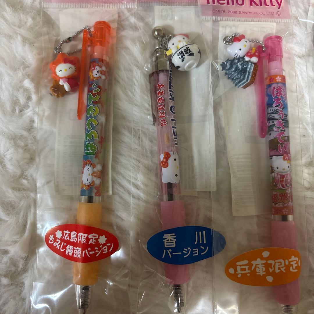 ご当地キティ ボールペン ハローキティ レア まとめ売り コップのフチ子 限定
