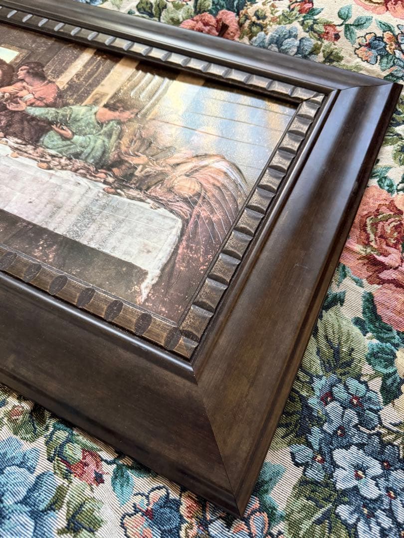 最後の晩餐　フレーム付き大型アート　キリスト