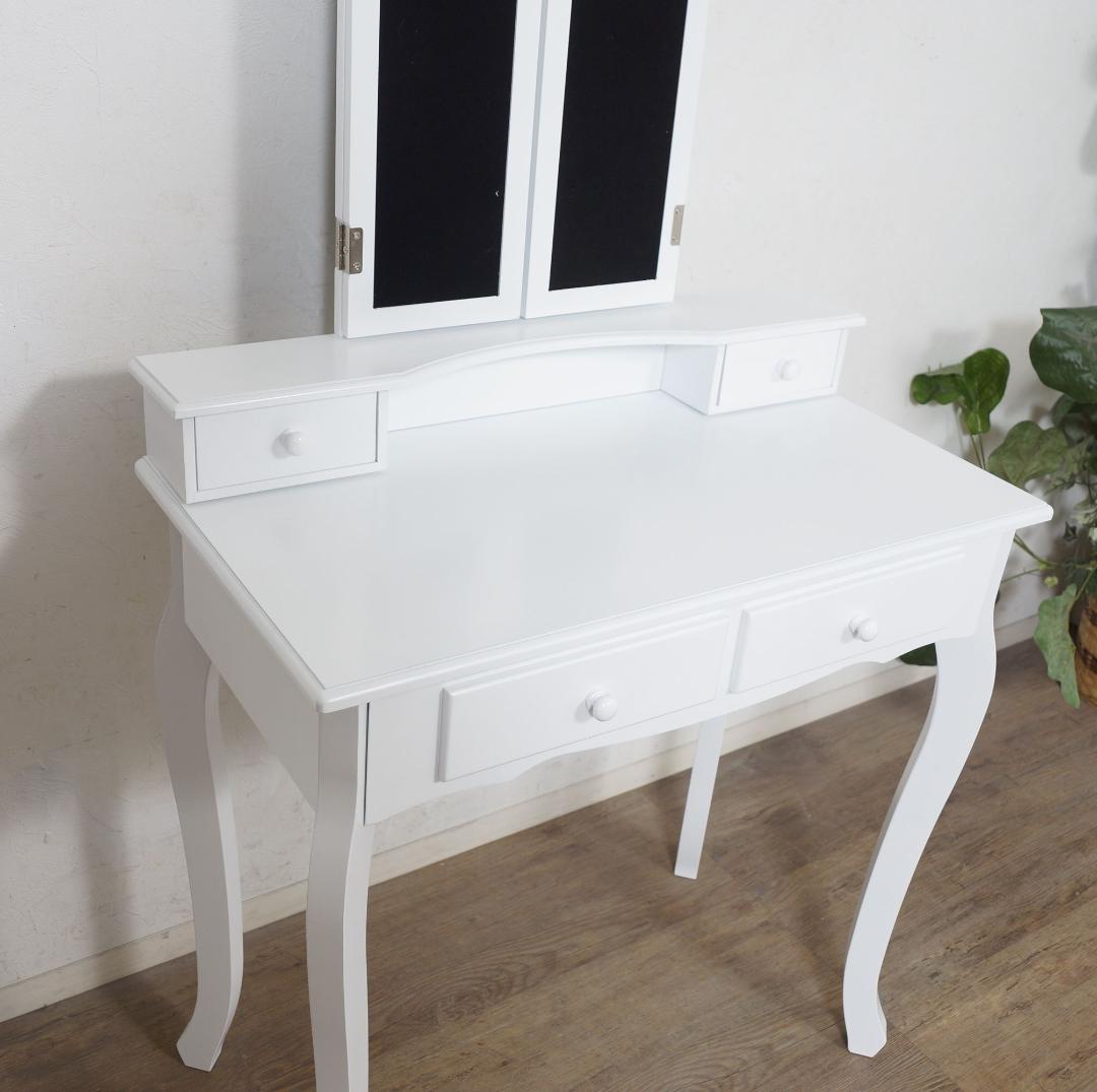 【新品・未使用】　ヨーロピアン調　猫脚　ドレッサー＆チェアー　セット