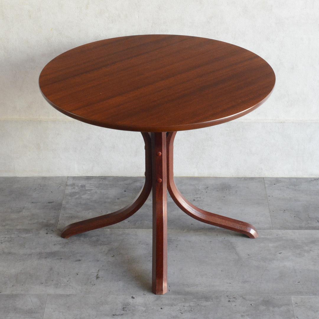 デンマーク 北欧ヴィンテージ ラウンド ローテーブル サイドテーブル 北欧家具