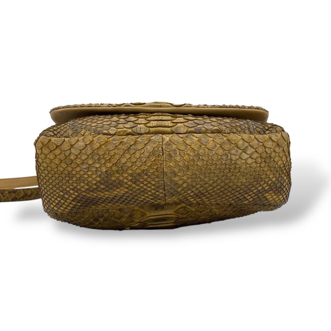 【美品】ARUKAN ショルダーバッグ 斜め掛け エキゾチックレザー 本革