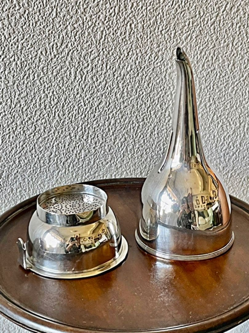 イギリス ジョージ3世期の純銀製ワインファネル