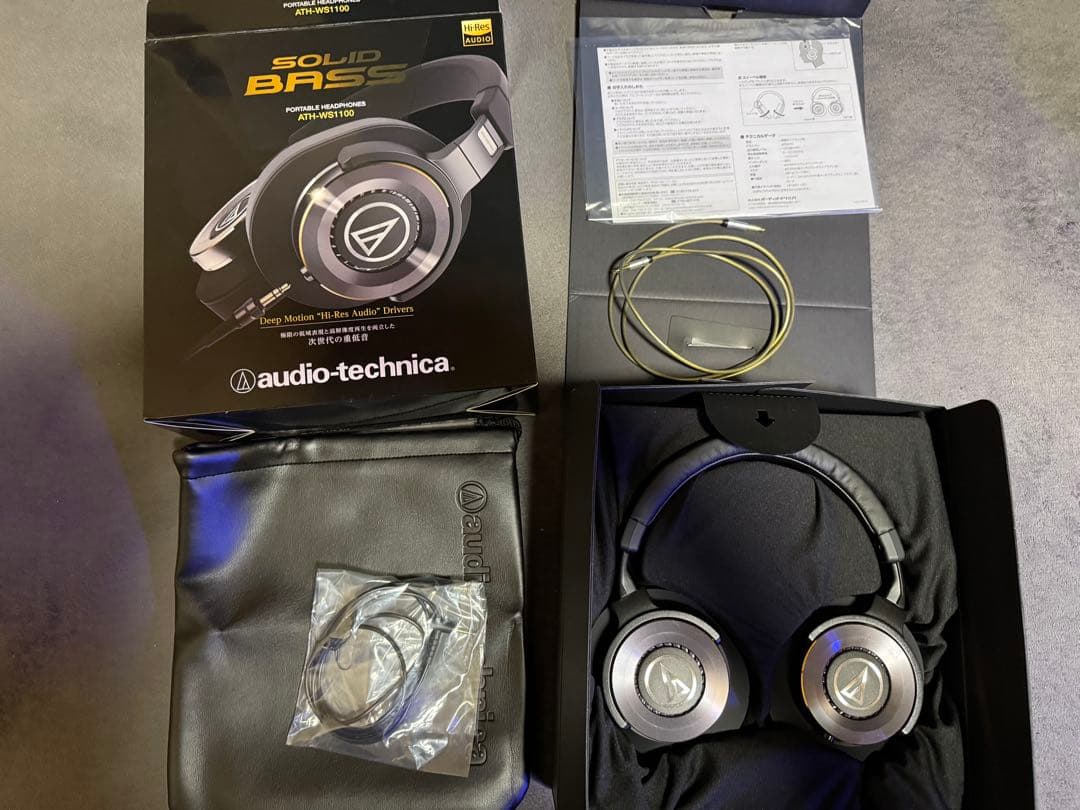 ath-ws1100 オーディオテクニカ 有線ヘッドホン