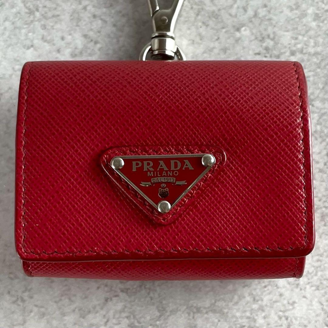 イヤホン PRADA Near Mint Leather Earphone Case