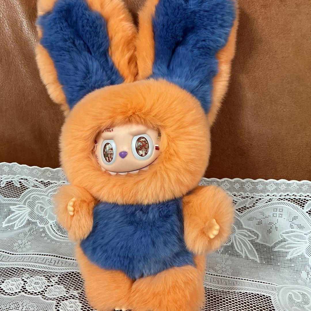 ラブブ　ジモモ　ポップマート　うさぎ　オレンジ　青