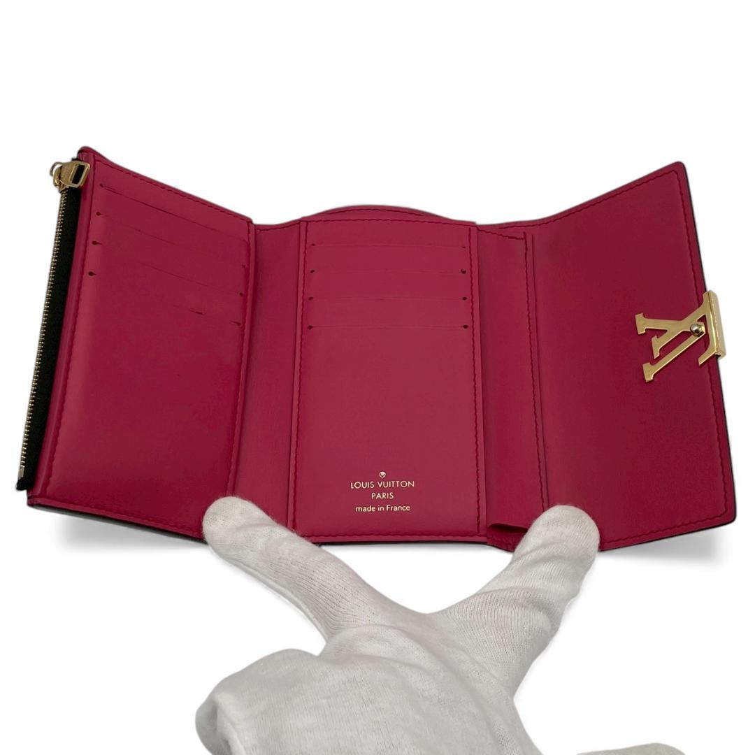 Y【超極美品】ルイヴィトン 三つ折財布 ポルトフォイユ・カプシーヌ コンパクト