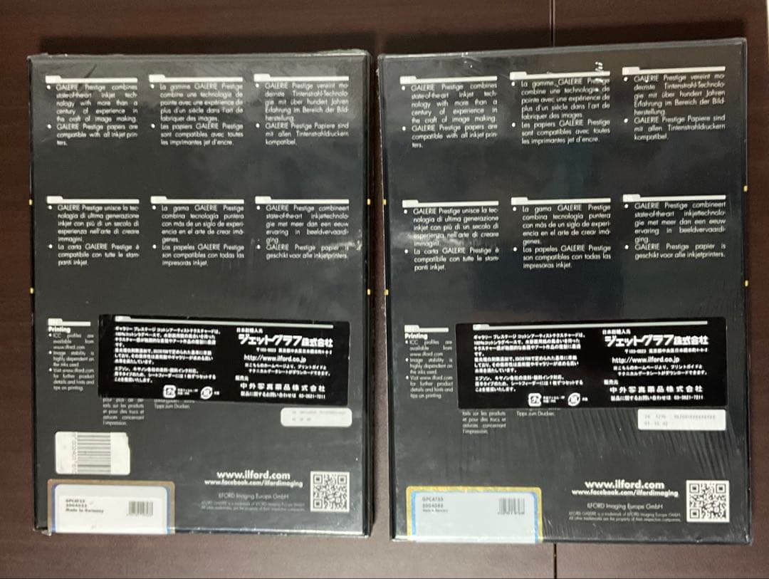 イルフォード　写真用紙
