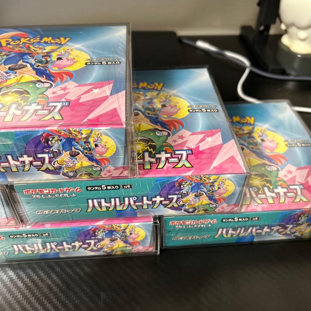 ポケモン　バトルパートナーズ 未開封シュリンク付き6BOX