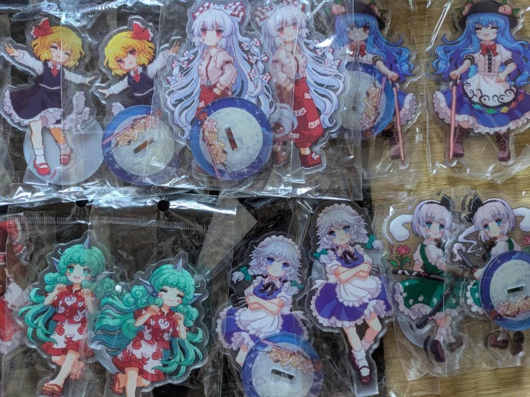 東方プロジェクト アクリルスタンド 40個 魂魄妖夢 西行寺幽々子 博麗霊夢