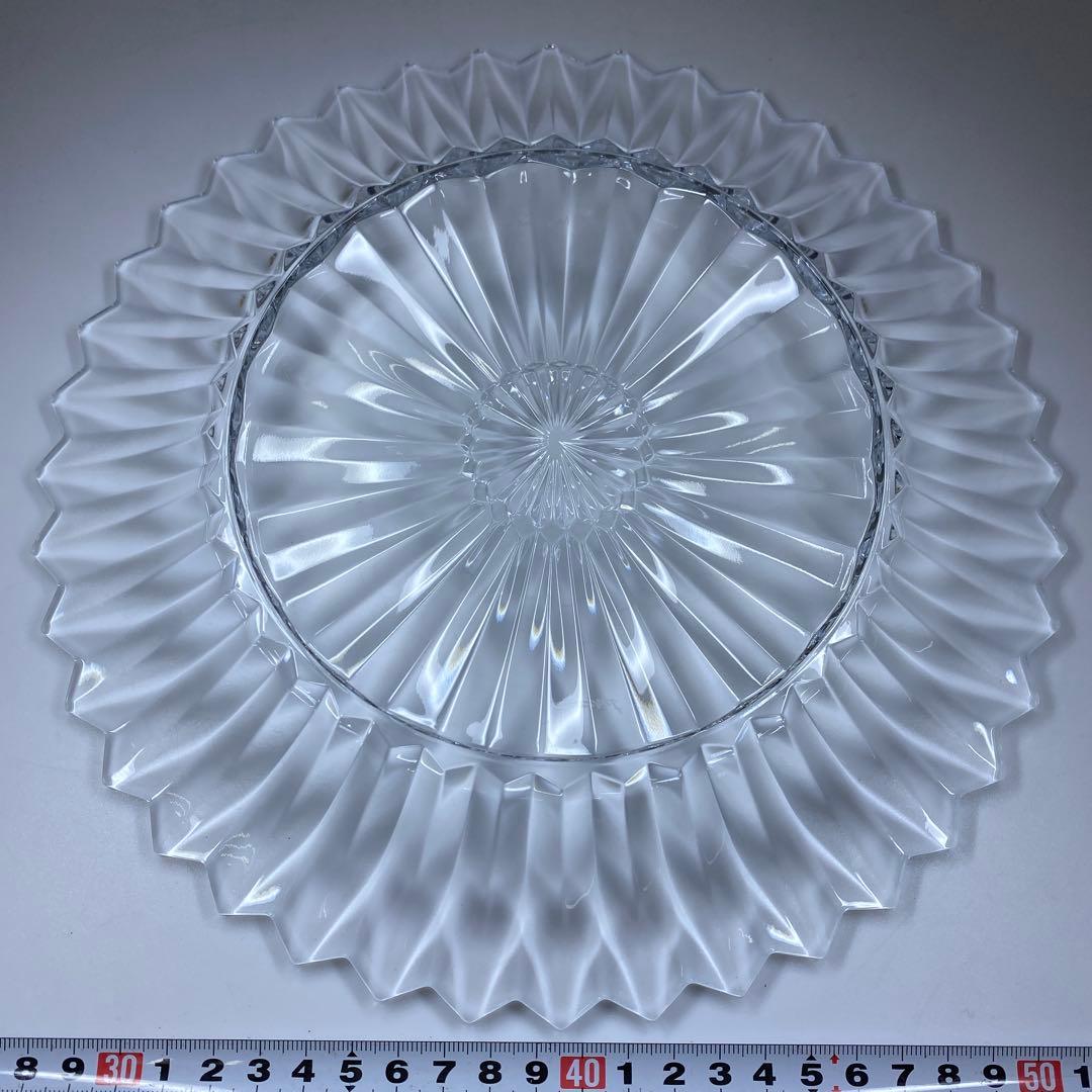 バカラ　ミルニュイ　大皿　A 共箱　直径25.8㎝ 東な7-0120①