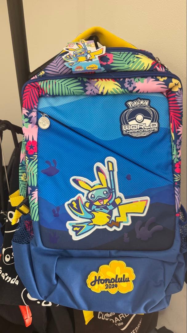 ポケモンリュック WCS2024 ホノルル ハワイ ピカチュウ バックパック