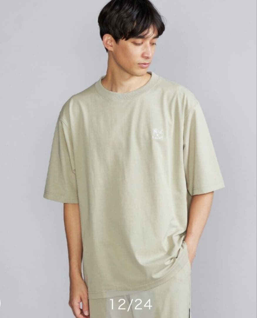 k.m　イルビゾンテ×ミズノ　ドライクルーネック　Tシャツベージュ