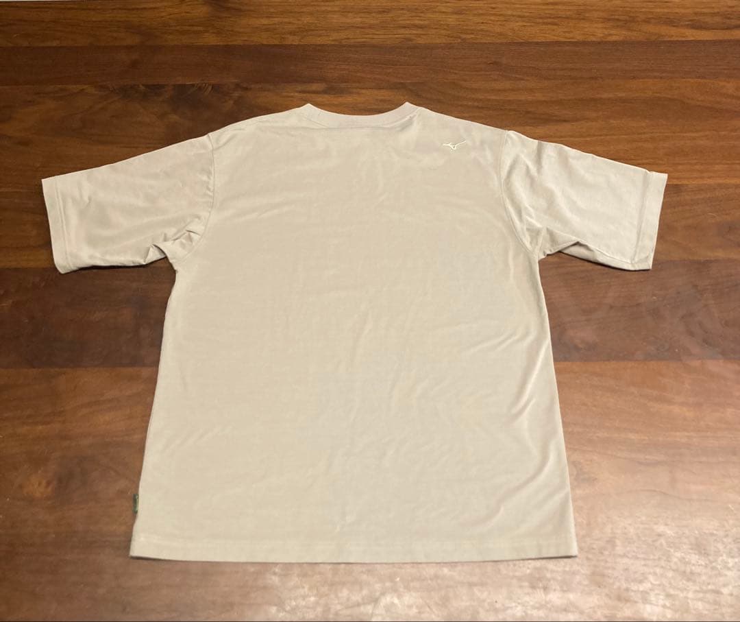 k.m　イルビゾンテ×ミズノ　ドライクルーネック　Tシャツベージュ