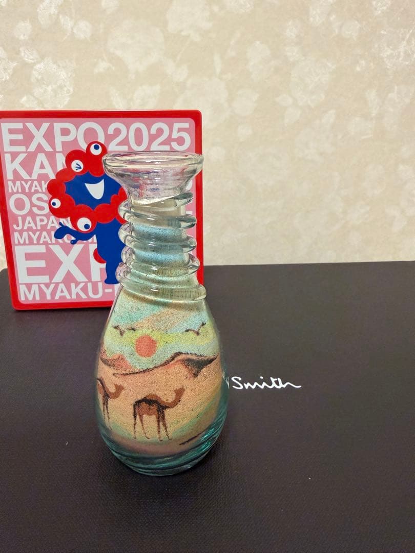 大阪万博ヨルダン館のサンドアート！