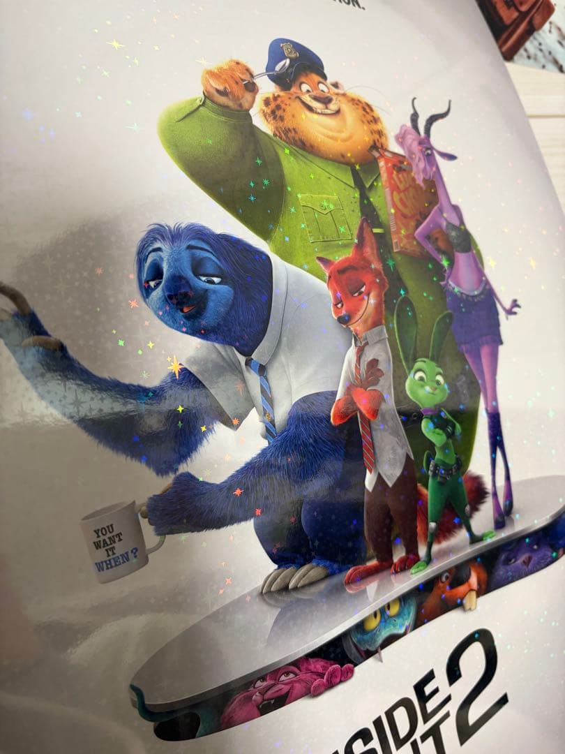 ディズニー ズートピア２ コラボ　台湾映画館限定　特典　A3ポスター3枚セット