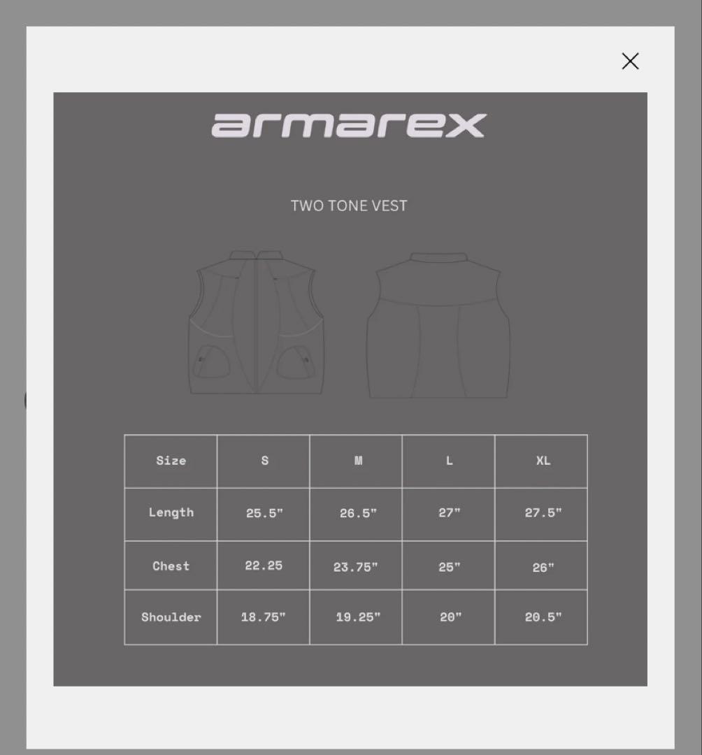 armarex ベスト