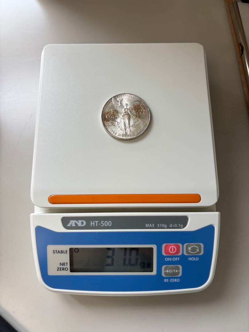 希少品】 純銀 銀貨 メキシコ 1オンス 1onza 1988 mexico