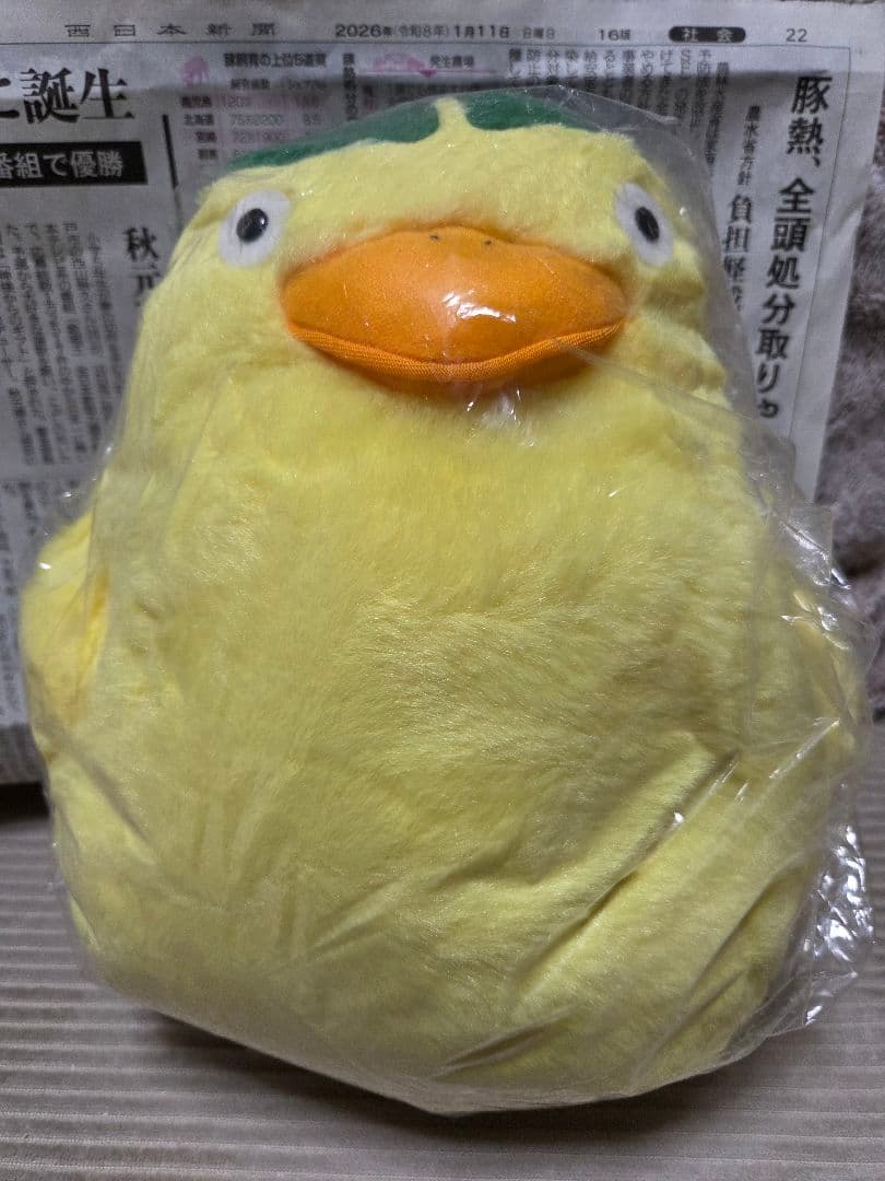 巨大ふわふわオオトリさまぬいぐるみ2個セット