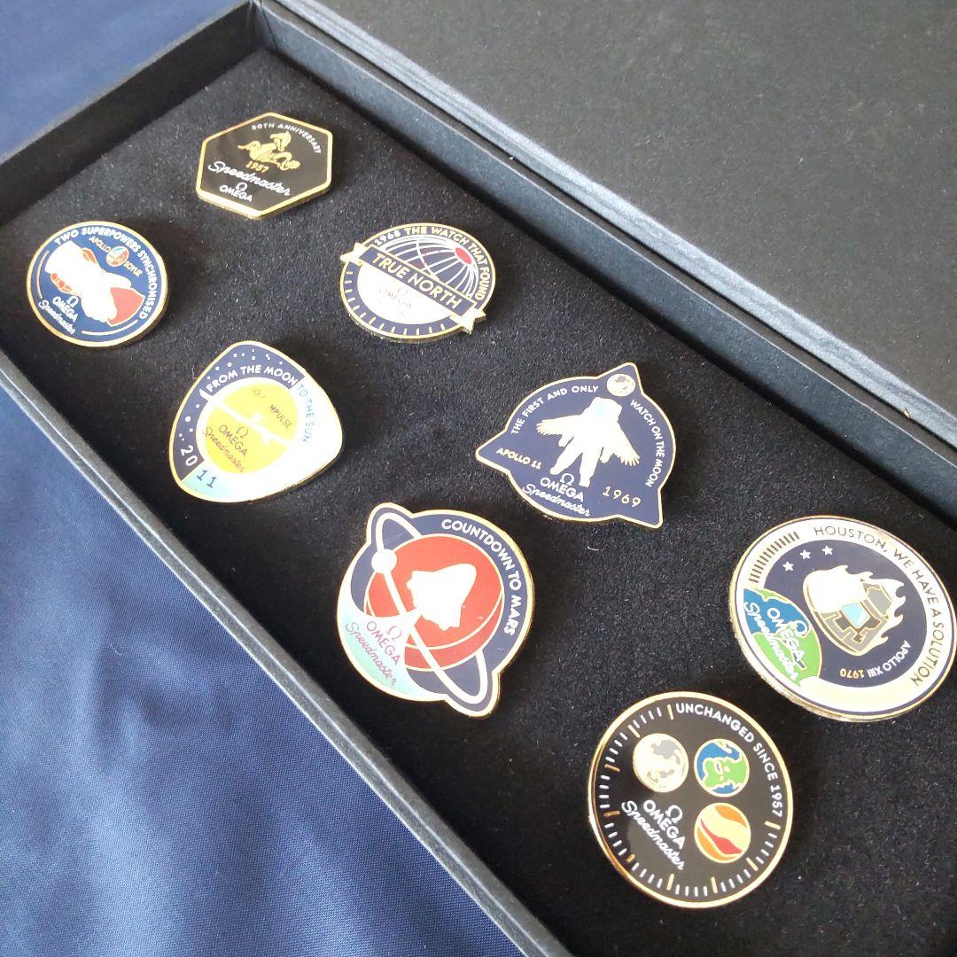 オメガ スピードマスター 月面着陸50周年記念 ノベルティ ピンズ 希少品